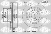 Диск тормозной передний AUDI A6 C5 97-04 320x25mm