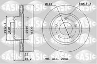 Диск тормозной AUDI A4/A5/A6/A7/A8/Q5