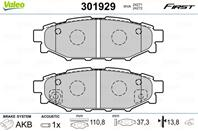 VL301929_колодки дисковые з.! Subaru Legacy 2.0i/Outback 2.5i 03&gt