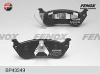 Колодки тормозные дисковые задние BP43349 от фирмы FENOX