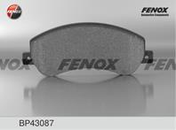 Колодки тормозные дисковые передние BP43087 от компании FENOX