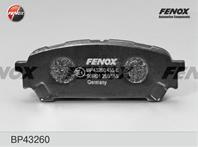 Колодки тормозные дисковые задние BP43260 от компании FENOX