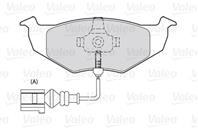 Колодки тормозные дисковые передние 301488 от фирмы VALEO