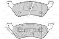 Колодки тормозные CHRYSLER VOYAGER/DODGE CARAVAN 95-/JEEP CHEROKEE 01- задние