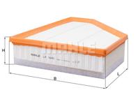 [LX1640] Knecht (Mahle Filter) Фильтр воздушный