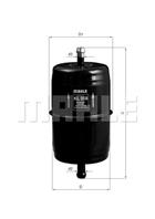 [KL558] Knecht (Mahle Filter) Фильтр топливный