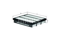 [lx839] knecht (mahle filter) фильтр воздушный