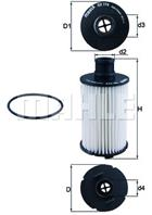 [OX774D] Knecht (Mahle Filter) Фильтр масляный