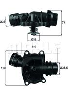 Термостат BMW 7 (E38) 3.0D 98-01  X5 (E53) 3.0D 01-06