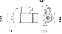 Стартер [24V 5,5KW] SCANIA SERIE P,G,R,T 2007-