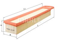 [LX1969] Knecht (Mahle Filter) Фильтр воздушный