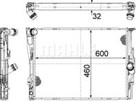Радиатор BMW E87/E90 1.6-3.0 04-