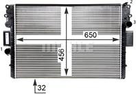 Радиатор охлаждающей жидкости IVECO DAILY V   03-