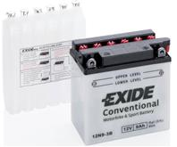 EXIDE 12N9-3B_аккумуляторная батарея! евро 9Ah 85A