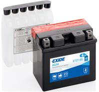 Exide etz7-bs_аккумуляторная батарея! евро 6ah 100