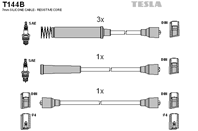 T144B-TSL_к-кт проводов! Opel Kadett/Ascona 1.3/1.6 81>, Peugeot 205 1.6GTi 87-89