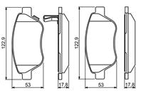 Колодки торм.пер. opel corsa d 06-