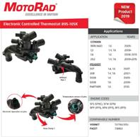 895-105K_термостат с эл. упр.! 105°C без доп. труб. с прокл Peugeot 207/308/Partner 1.4/1.6 09