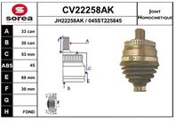 Cv22258ak_шрус наружный! 33x30 abs 45 audi a4  vw