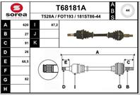 Вал приводной EAI T68181A
