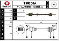 Вал приводной EAI T98256A
