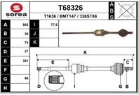 Вал приводной EAI T68326