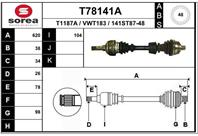Вал приводной EAI T78141A