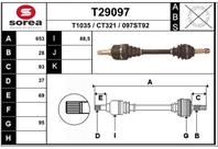 Вал приводной EAI T29097