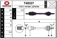 Вал приводной EAI T49227