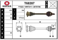 Вал приводной EAI T68287