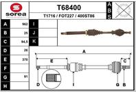 Вал приводной EAI T68400