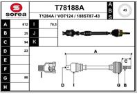 Вал приводной EAI T78188A