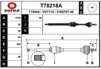 Вал приводной EAI T78218A