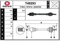 Вал приводной EAI T49293