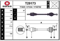 Вал приводной EAI T29173