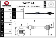 Вал приводной EAI T49212A