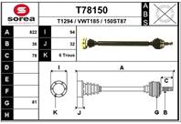 Вал приводной EAI T78150