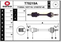 Вал приводной EAI T78219A