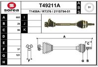 Вал приводной EAI T49211A