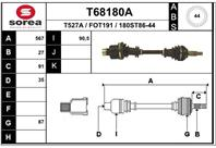Вал приводной EAI T68180A