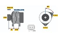 Колодки тормозные дисковые передние 0986461757 от компании BOSCH