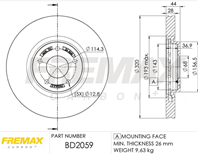 Диск тормозной передний рено koleos, nissan juke, qashqai 07