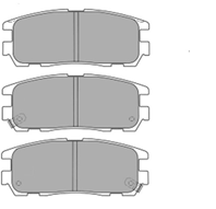 Колодки тормозные задние Great Wall Haval 5, Hover H3, Isuzu Trooper, Opel Fron