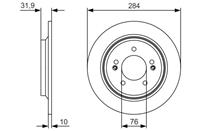 Барабанные тормозные колодки 0986487680 от фирмы BOSCH