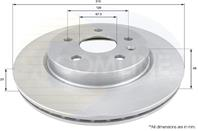 Диск торм opl insignia 1.6/2.0cdti/2.8 08- задн (с покрытием)