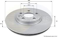 ДИСК ТОРМ FRD GALAXY/MONDEO IV/S-MAX/VOL S80/V70/XC70 1.6-4.4 06- ПЕР