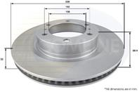 ДИСК ТОРМ LEX GX 4.6I GX460 V8 (1UR-FE) 09- TOY LAND CRUISER PRADO 10- ПЕР ВЕНТ 338X32 (С ПОКРЫТИЕМ)