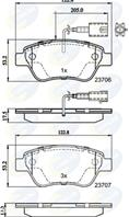 КОЛОДКИ ALFA MITO 1.4 08-/CIT NEMO ФУРГОН 1.4/1.4 HDI 08-/FIAT 500 1.4