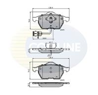 Колодки дисковые (КОЛОДКИ ПЕР AUDI 100 C4A6 C4 С ДАТ)