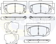 КОЛОДКИ ПЕР HYU I40 15-